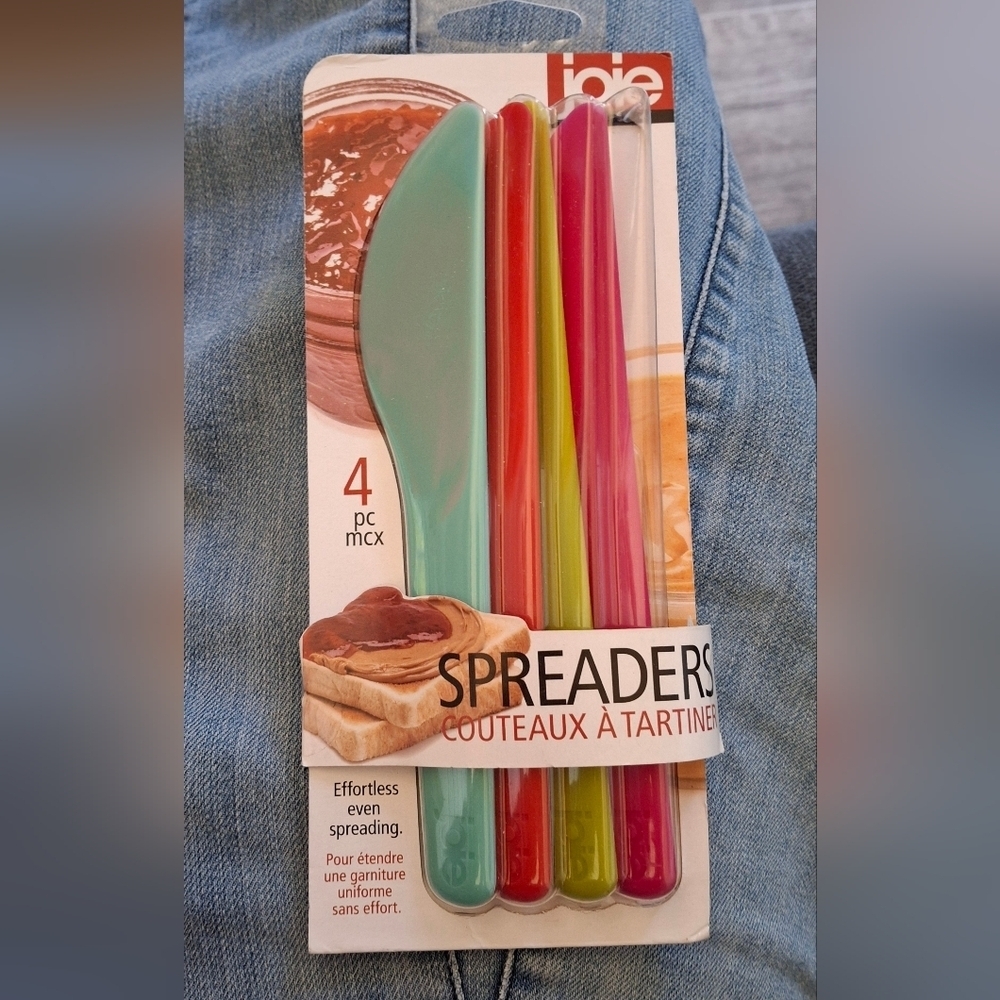 Joie MSC - 7" Multi Purpose Spreader Knife 4pc Set - BPA Free